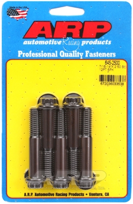 186896B7-FFD3-D9BF-6045-A18C0D03F6C1 "7/16""-14 X 2.500 12pt 1/2 wrenching black oxide bolts"5pcs - Image 1