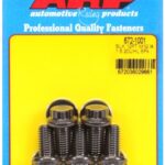 M10 x 1.50 x 20 12pt black oxide bolts (5pcs)