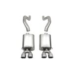 Corsa Axle-Back 3.0" Dual Rear Twin 4.0" Corvette C6 Z01/ZR1