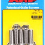 "7/16""-20 x 1.250 12pt SS bolts" (5pcs)