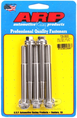 1978D51B-C18A-2C53-68B8-1D71E3E33AFF "3/8""-24 x 3.500 hex 7/16 wrenching SS bolts" (5pcs) - Image 1