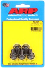 "3/8""-24 x .500 12pt black oxide bolts" (5pcs)