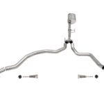 Corsa Cat-Back 3.0" Dual Rear Single 4.0" F150 3.5 21-23