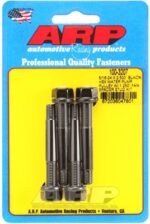 ARP 5/16-24x2.500 black hex WP pulley w/1.250" fan spcr stud