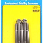 M10 x 1.50 x 90 hex SS bolts (5pcs)
