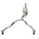 Corsa Cat-Back 3.5" to 2.75" Dual Rear Factory Bezels 2.75"