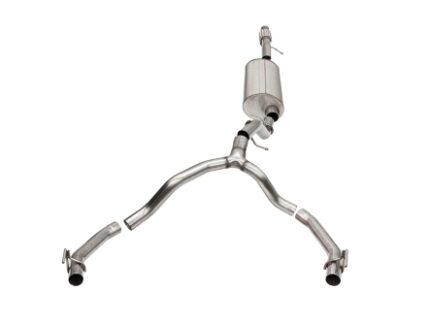 Corsa Cat-Back 3.5" to 2.75" Dual Rear Factory Bezels 2.75"