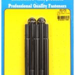 "3/8""-16 X 4.750 hex black oxide bolts" (5pcs)