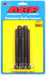 "3/8""-16 X 4.750 hex black oxide bolts" (5pcs)