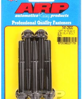 "5/16""-24 x 2.500 12pt black oxide bolts" (5pcs)