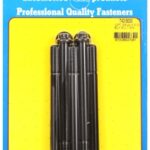 "3/8""-24 x 5.000 12pt black oxide bolts" (5pcs)