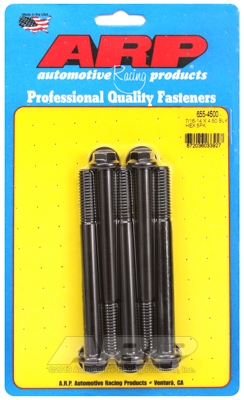 1D1B2382-A8C4-C563-6EBD-D89BDACDBAAC "7/16""-14 X 4.500 hex 1/2 wrenching black oxide bolts" 5pcs - Image 1