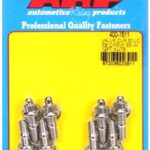 SB Chevy stamped steel covers SS 12 pt valve cover stud kit