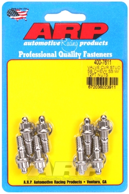 1D4B4A0A-E2C2-06BE-2219-1D7884AADF4B SB Chevy stamped steel covers SS 12 pt valve cover stud kit - Image 1