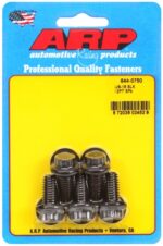 "3/8""-16 x 0.750 12pt 7/16 wrenching black oxide bolts"5pcs