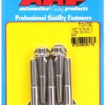 "5/16""-24 x 1.750 12pt SS bolts" (5pcs)