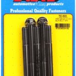 "3/8""-24 x 3.500 hex black oxide bolts" (5pcs)
