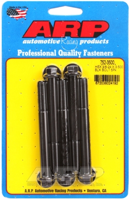 1EEFFE67-375E-8F95-024E-BD285B464B25 "3/8""-24 x 3.500 hex black oxide bolts" (5pcs) - Image 1