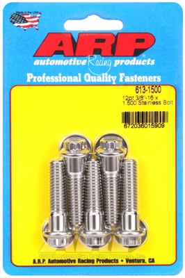 1F129FC7-F6BD-E31C-7BAB-7A00BBFFD324 "3/8""-16 x 1.500 12pt SS bolts" (5pcs) - Image 1