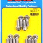"3/8"" x .750 SS hex header bolt kit"