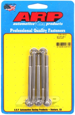 1F9FDD35-D00E-91C7-4302-04DC50ACD6E8 M6 x 1.00 x 75 12pt SS bolts (5pcs) - Image 1
