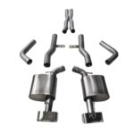 Corsa Cat-Back 2.75" Dual Rear GTX2 3"x7" Challenger 6.2/6.4
