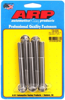 20D76ECA-1624-B1FA-902F-F2BA8D4673A2 "3/8""-24 x 3.250 hex SS bolts" (5pcs) - Image 1