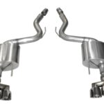 Corsa Axle-Back 3.0" Dual Rear Twin 4.0" Mustang 5.0 15-17