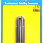 "1/4""-28 x 4.250 hex SS bolts" (5pcs)