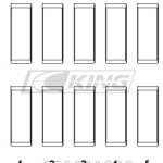 King Conrod Bearing Shell 2.5L TTRS EA855(DAZA)