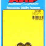 "7/16""-20. low head. .600 flange OD 12pt nut kit" (2pcs)