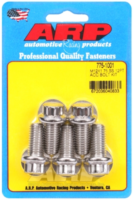 231F892E-05AC-97FF-38AE-C83659E75D8E ARP Bolt Kit M12 x 1.75 x 25 SS 12PT - Image 1