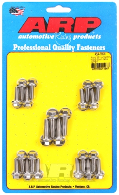 24C9024D-3DA7-79D3-43BE-FEB8D117AF2B Ford 351. w/factory hold down rails. oil pan bolt kit - Image 1