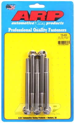 24F06C1D-216F-9AB8-BEF9-FB3D0AB3918F "3/8""-24 x 4.000 hex 7/16 wrenching SS bolts" (5pcs) - Image 1