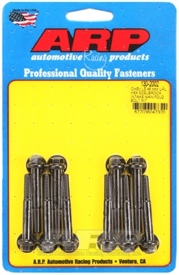 26578EA3-C541-784E-2890-9E069819EA38 ARP Chevy LS 45mm UHL hex Edelbrock intake manifold bolt kit - Image 1