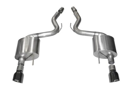 Corsa Axle-Back 3.0" Dual Rear Single 4.5" Mustang 5.0 15-17