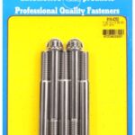 "7/16""-14 X 4.250 12pt SS bolts" (5pcs)