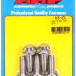 "3/8""-16 x 1.000 12pt 7/16 wrenching SS bolts" (5pcs)