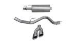 Corsa Cat-Back 3.0" Single Side Twin 4.0" F150 2.7/3.5 15-20