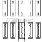 King Main Bearing Shell FORD 1.25I (ZETEC/ECOBOOST 1.6)