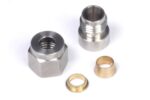 Haltech 1/4" Stainless Steel Weld-on Kit inc Nut and Ferrule