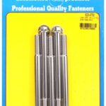 "3/8""-16 x 4.750 hex SS bolts" (5pcs)
