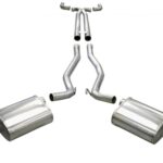 Corsa Cat-Back 2.5" Dual Rear Single 4" Camaro 6.0/6.2 11-15