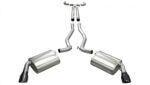 Corsa Cat-Back 2.5" Dual Rear Single 4" Camaro 6.0/6.2 11-15