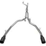 Corsa Cat-Back 3.0" Dual Rear Single 5.0" Ram TRX 6.2 21-23
