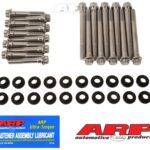 SB Ford w/W heads. SS 12pt head bolt kit