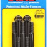 "7/16""-14 X 2.750 hex black oxide bolts" (5pcs)