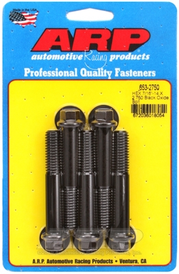 2BC4BB90-D8C9-B1CB-E41B-91C89677389F "7/16""-14 X 2.750 hex black oxide bolts" (5pcs) - Image 1
