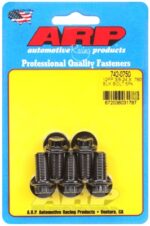 "3/8""-24 x .750 12pt black oxide bolts" (5pcs)