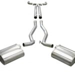 Corsa Cat-Back 2.5" Dual Rear Single 4" Camaro 6.0/6.2 11-15